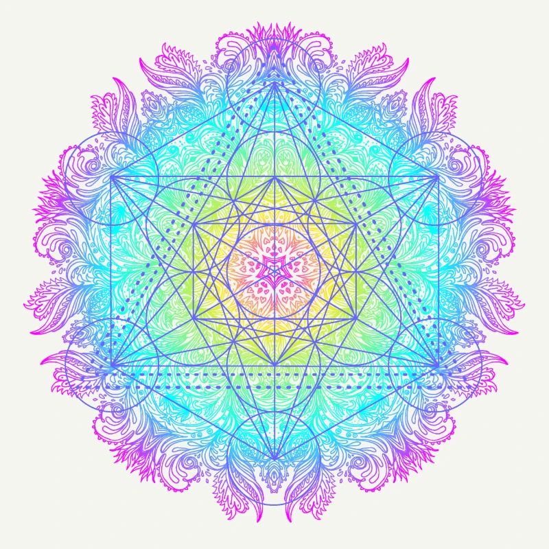 Cube de Métatron , géométrie sacré de l'archange