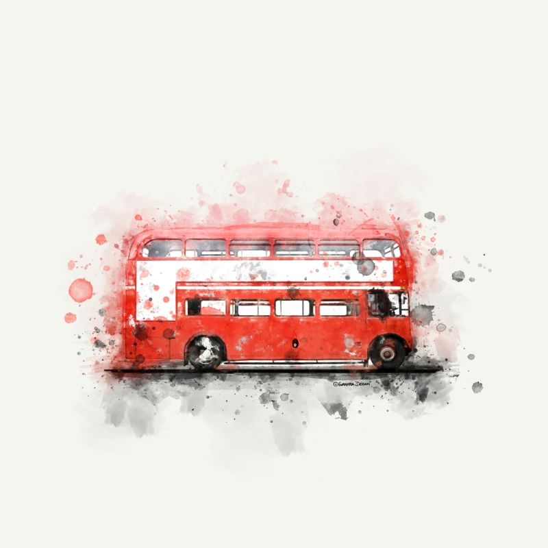 London bus double decker british UK