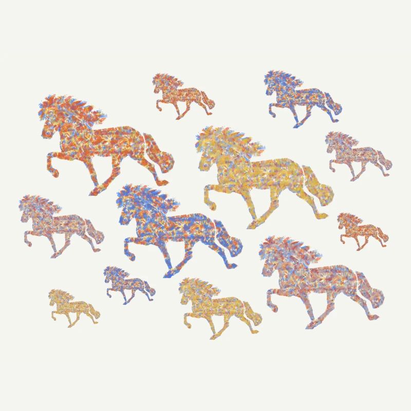 Tölter herd of splinters