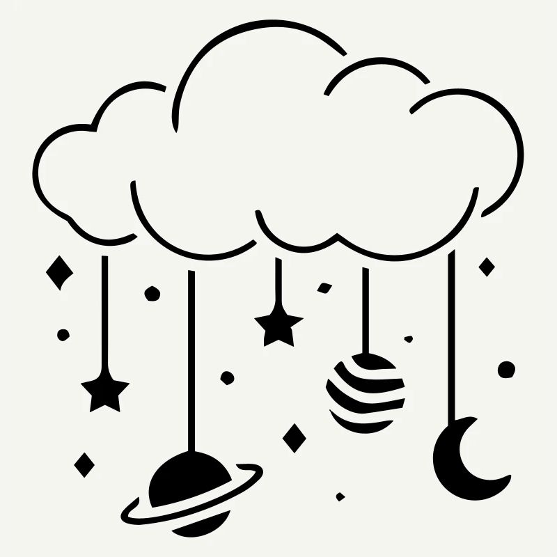 Nuages la nuit mobile
