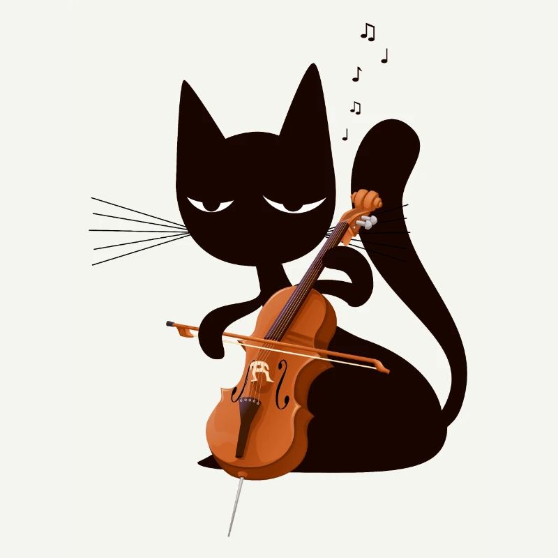 Cellist Katze