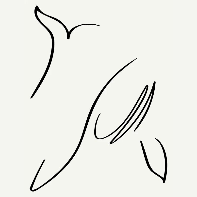 Wal Line Art - Minimaliste