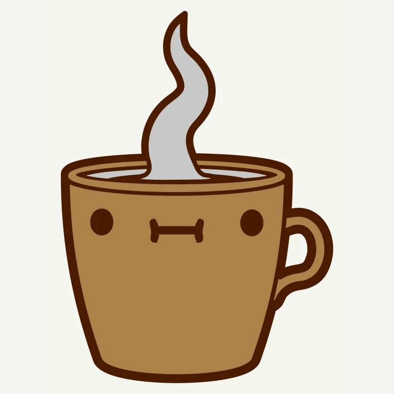 Süßes Gesicht Kaffeetasse