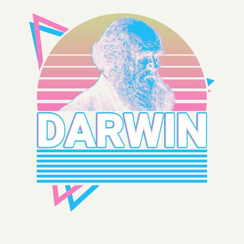 Charles Darwin Théorie de l’évolution Retro Gift