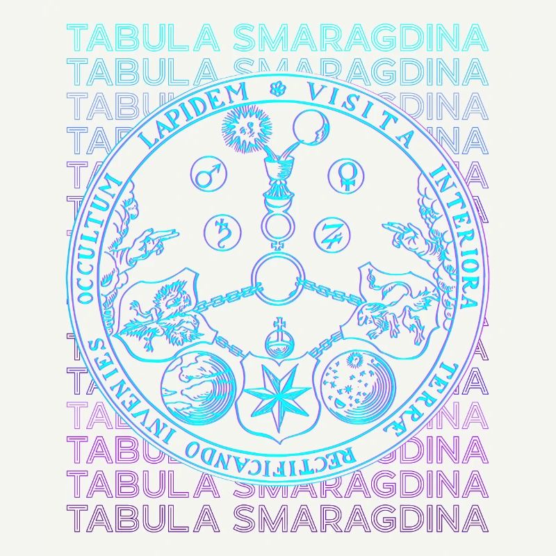 Tabula Emerald Table Hermetic Alchemi