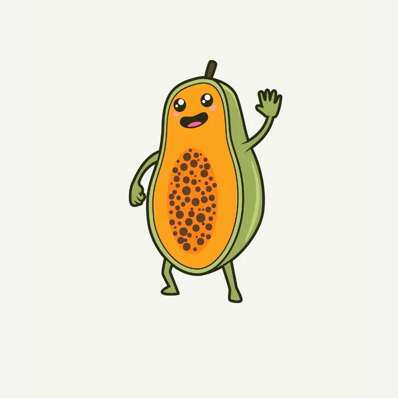 Kawaii Comic Papaya