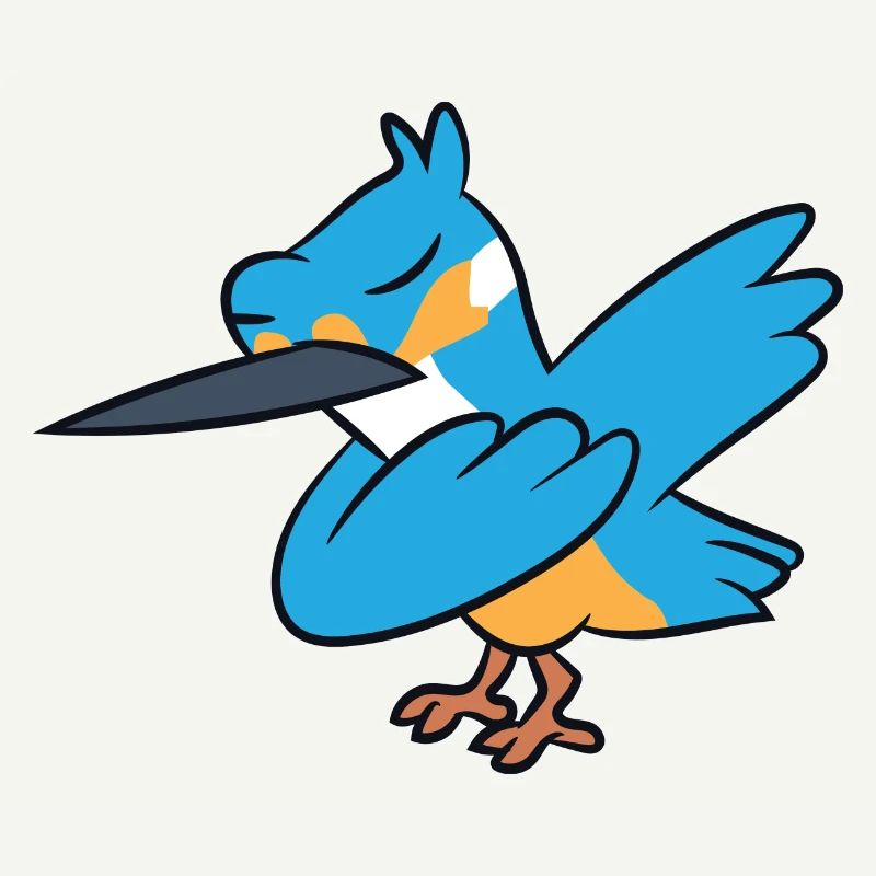 Eisvogel - Dab, dabbing, dabben, tanzen