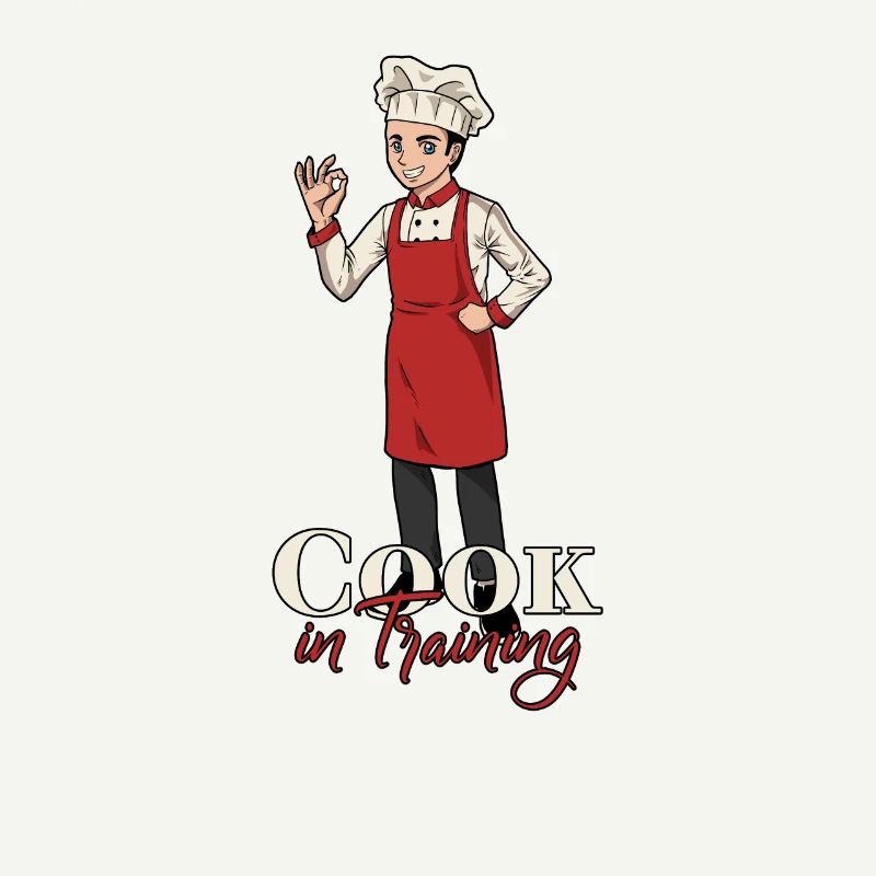 Young chef in training