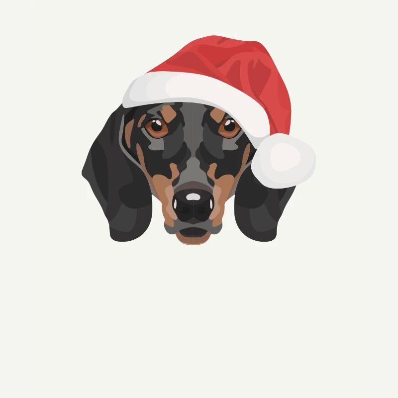 Teckel Joyeux Noël