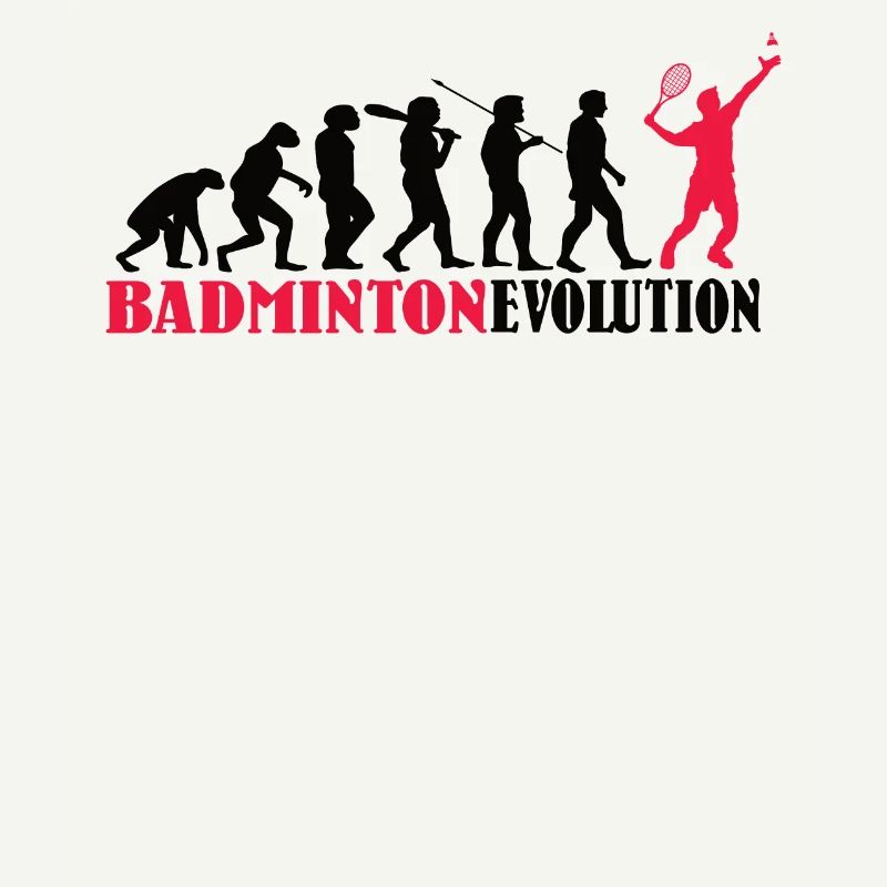 Conception d’idée cadeau de joueur de badminton