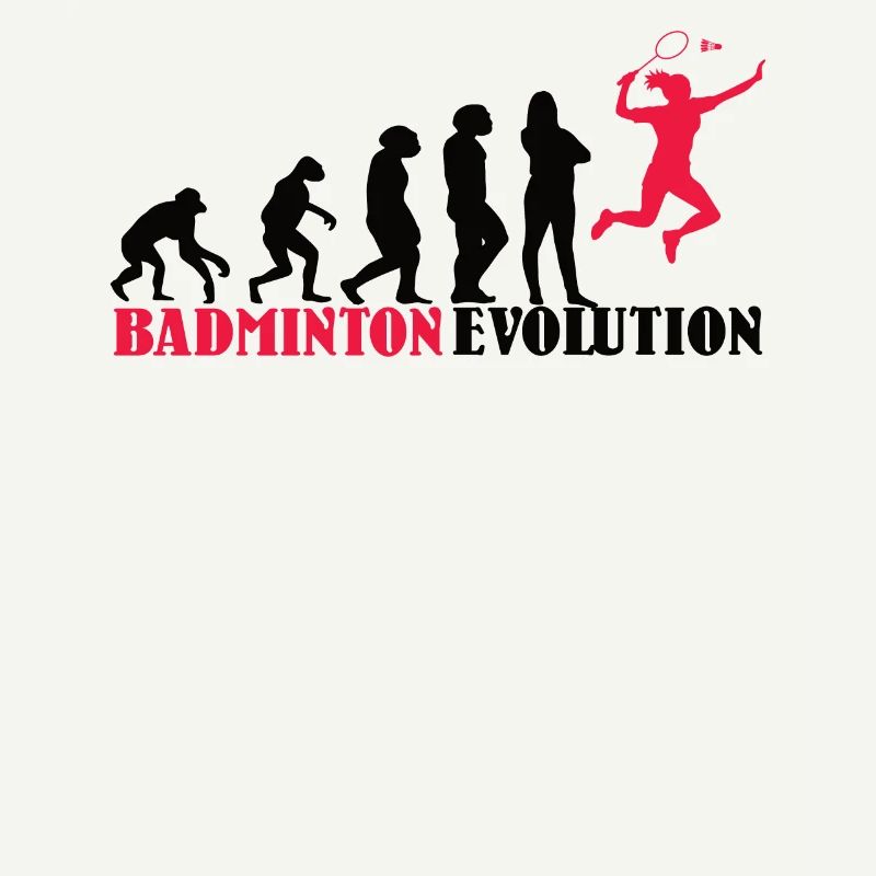 Conception d’idée cadeau de joueur de badminton
