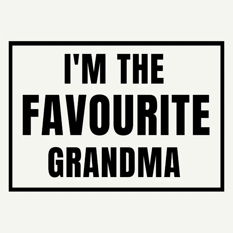 Grand-mère préférée. Cadeau de grand-mère