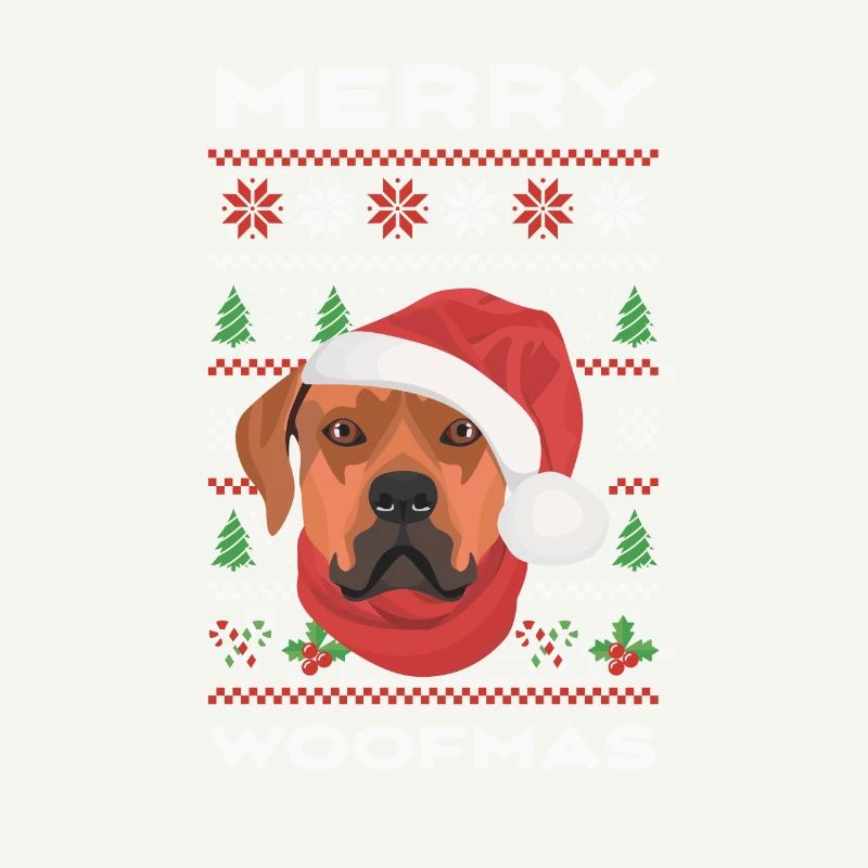 Rhodesian Ridgeback Joyeux Noël