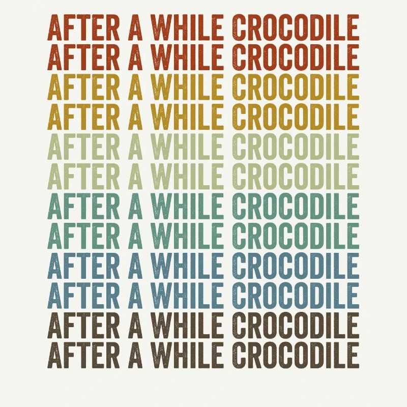 Nach einer Weile Krokodil Krokodil