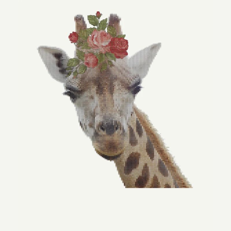 Conception de pixels girafes