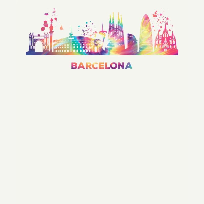 Barcelonische Skyline Barcelona