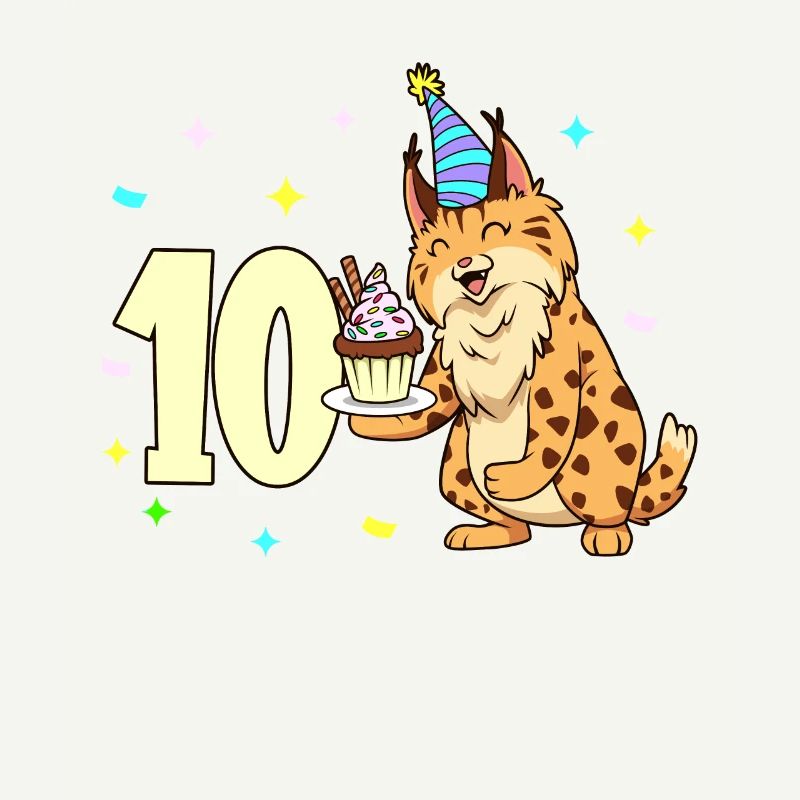 Mit Luchs - Kinder Geburtstag 10 Jahre