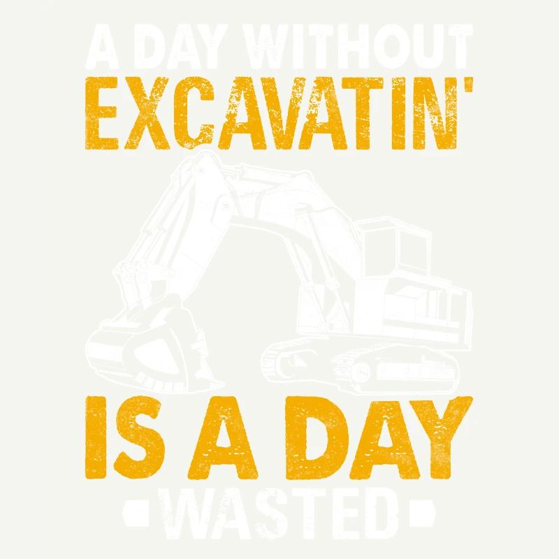 Funny excavator operator HEO