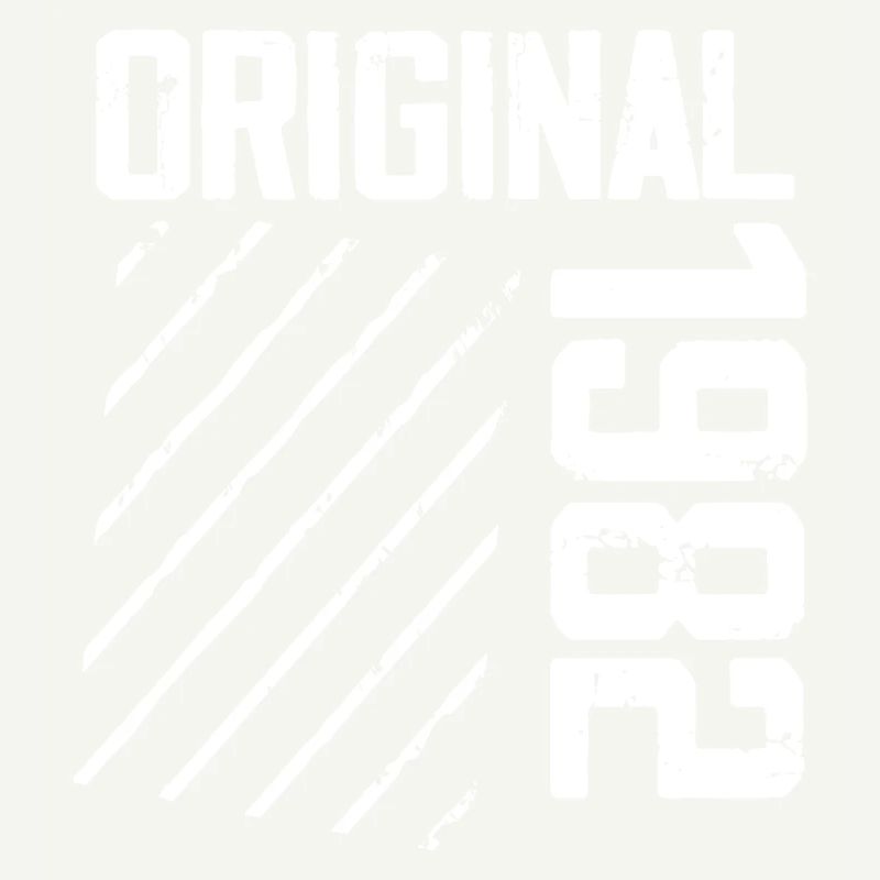 Original 1982 42e Anniversaire Cadeau Retro