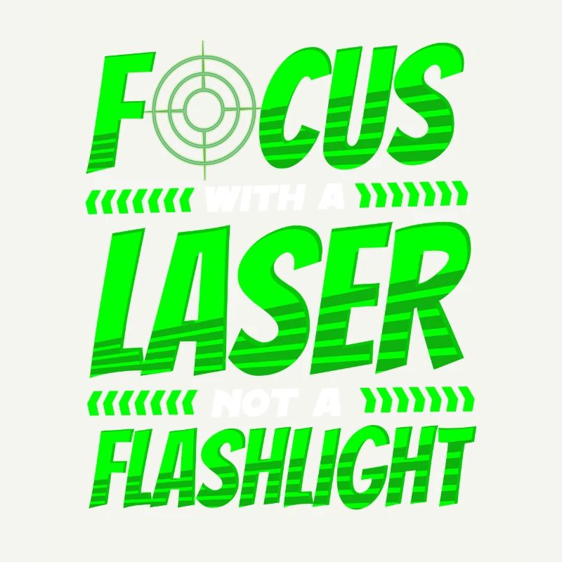 Lasertag Spruch Focus avec un laser et non une lampe de poche