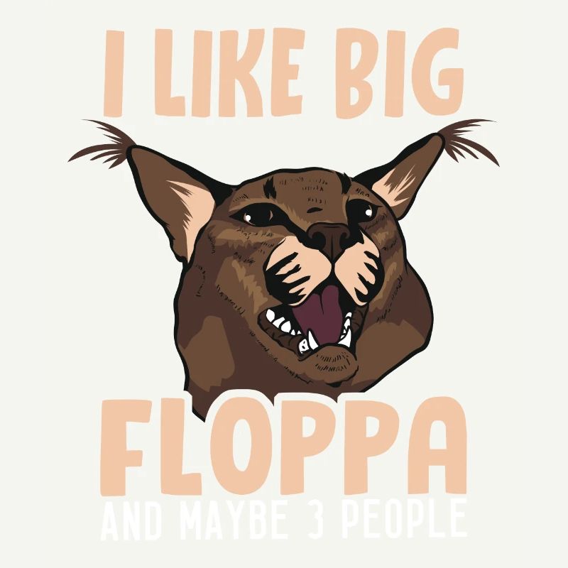 Big Floppa und 3 Leute