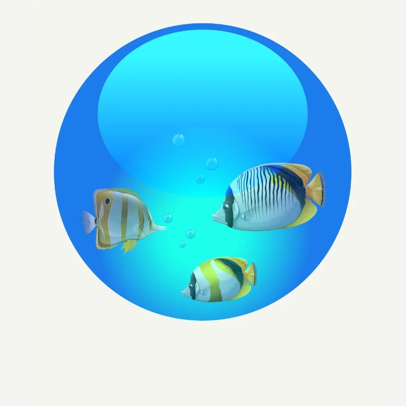 Frutiger Aero Aesthetic Tech Puffer Fish