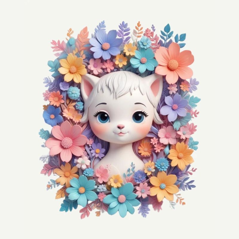 Chat heureux, maison heureuse