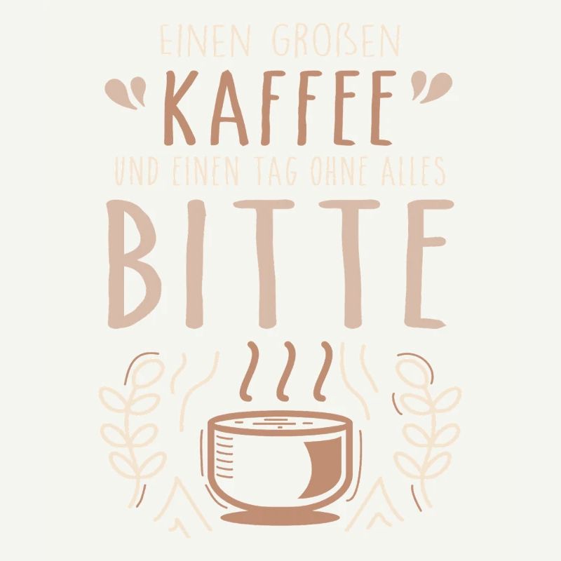 A big coffee and a day without anything please