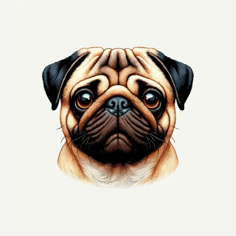 Hundegesicht - Mops