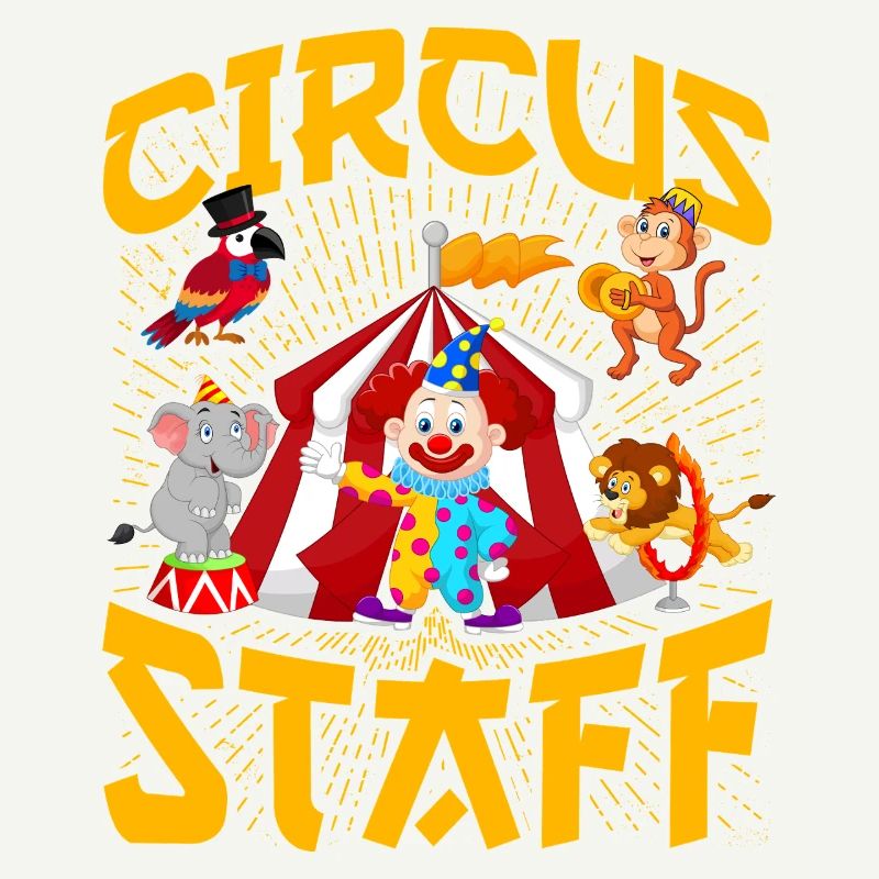Mitarbeiter des Zirkus