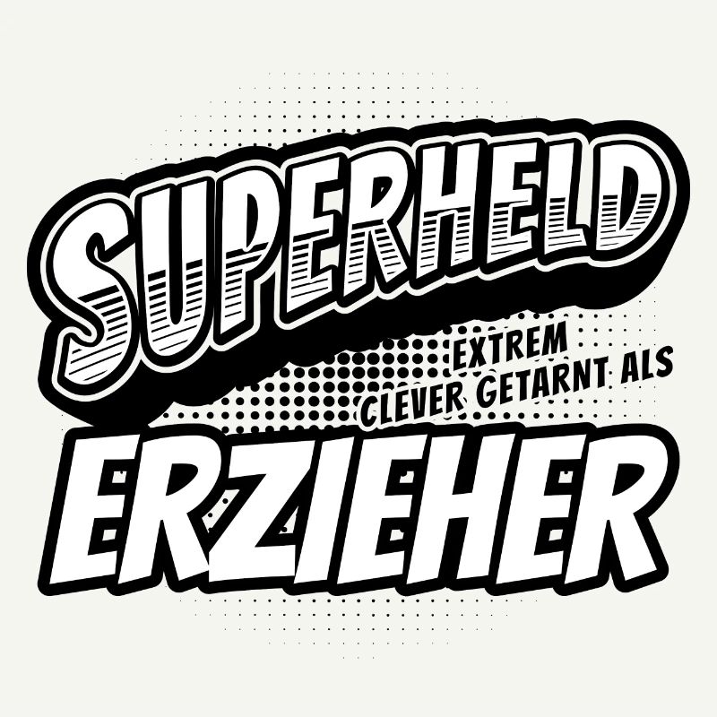 Superheld, clever getarnt als Erzieher