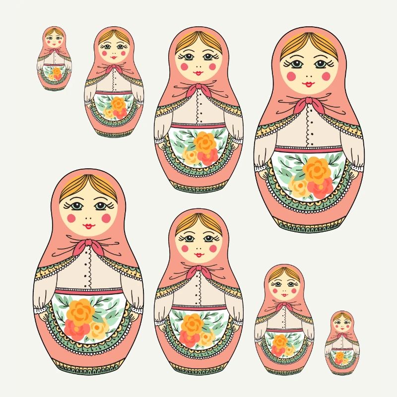 Poupée Matrouchka Russie Babouchka