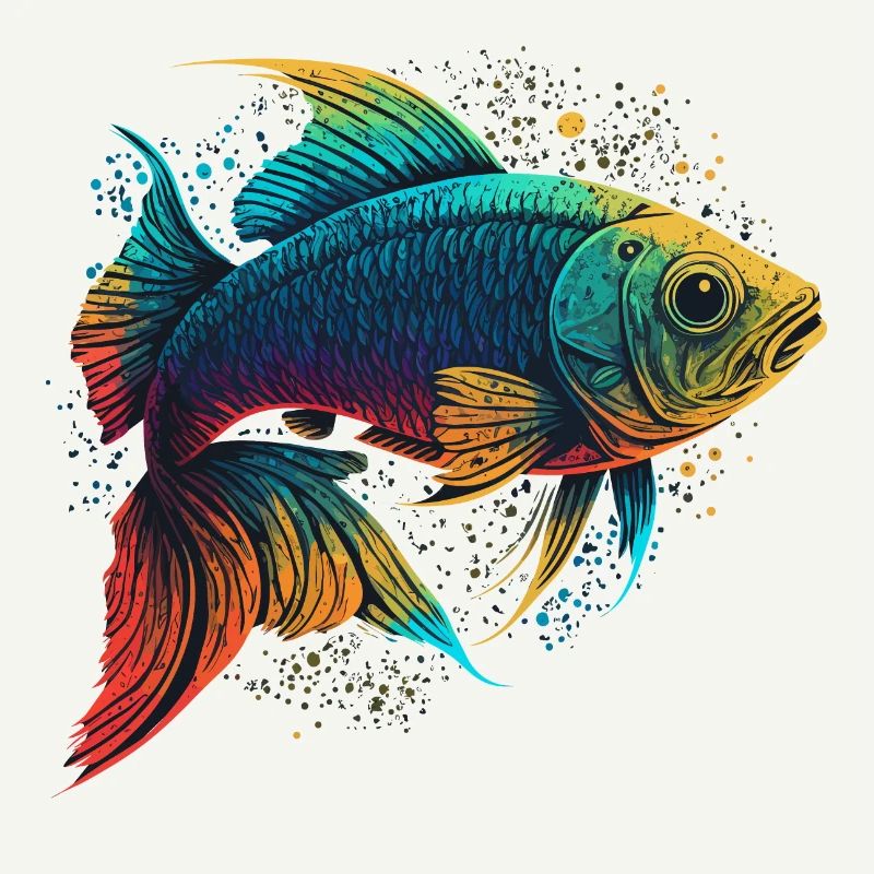 Poisson coloré