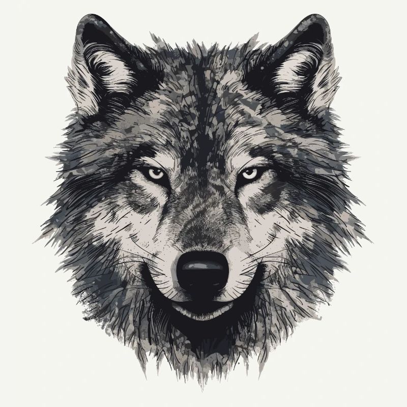 Wolf Wolf Head Scratch Marks Claws Wild