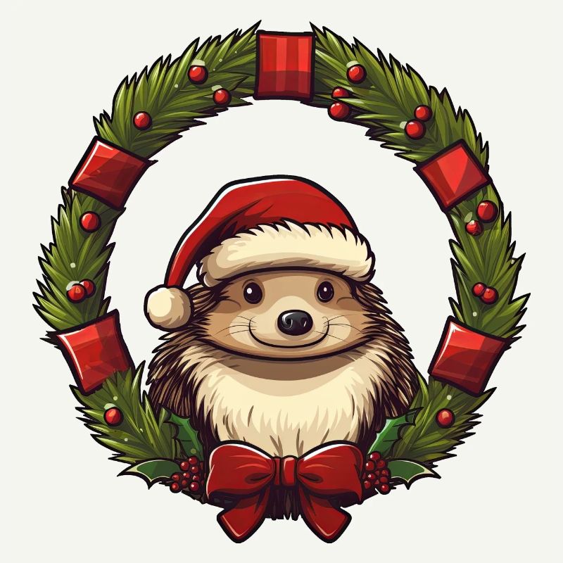 Igel Weihnachten
