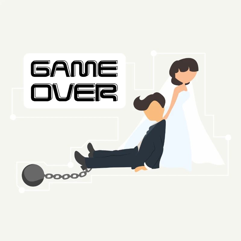 Junggesellenabschied Bachelor Game Over