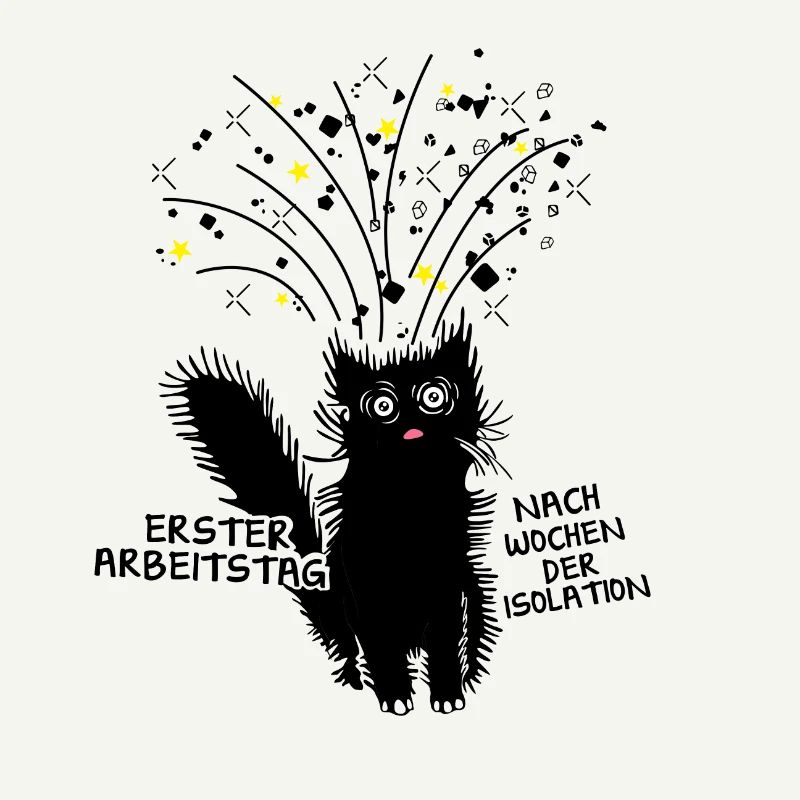 Erster Arbeitstag nach der isolation