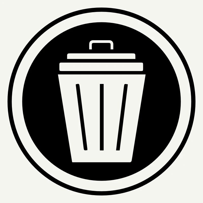Garbage can icon