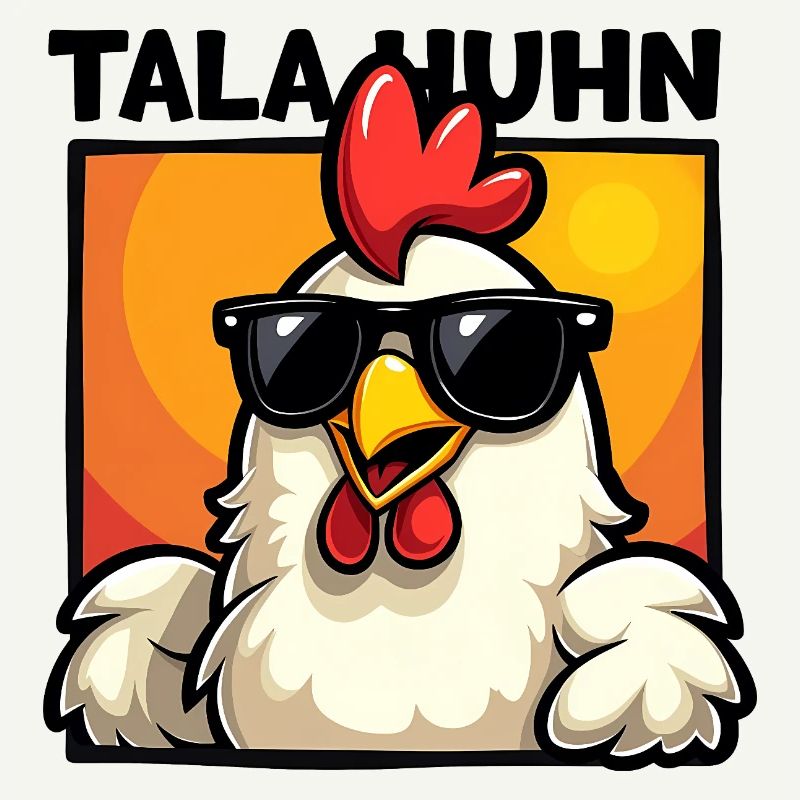 TALAHUHN Funny Saying Meme German Rap Carnival