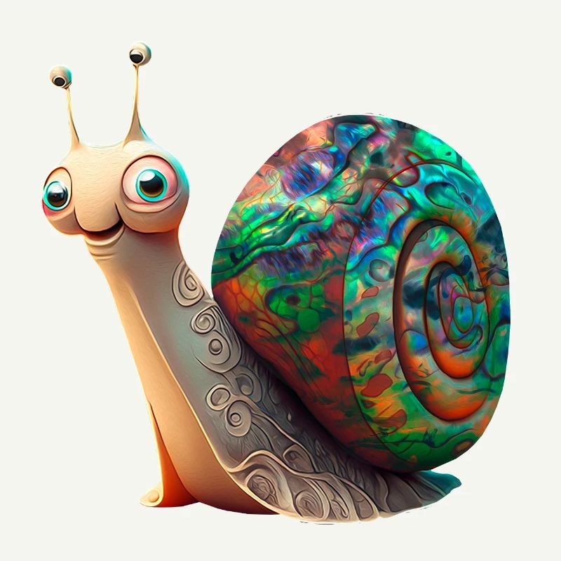 Opal Snail - Opal Snail Shell