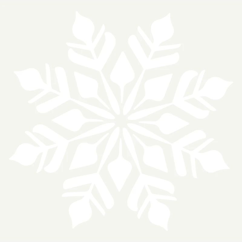 Icône de flocon de neige d’hiver