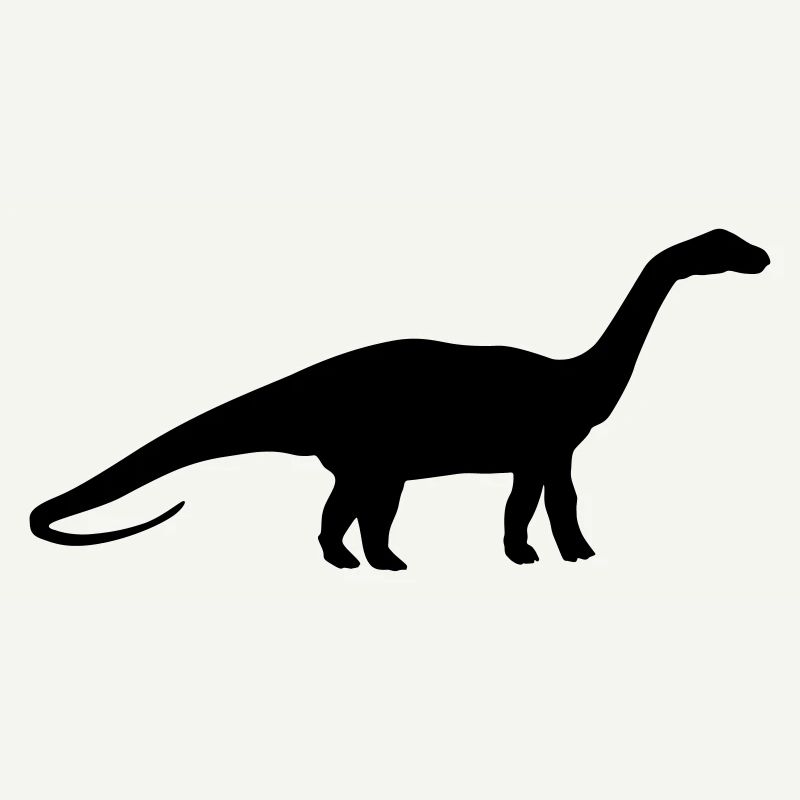 Diplodocus dinosaurier silhouette