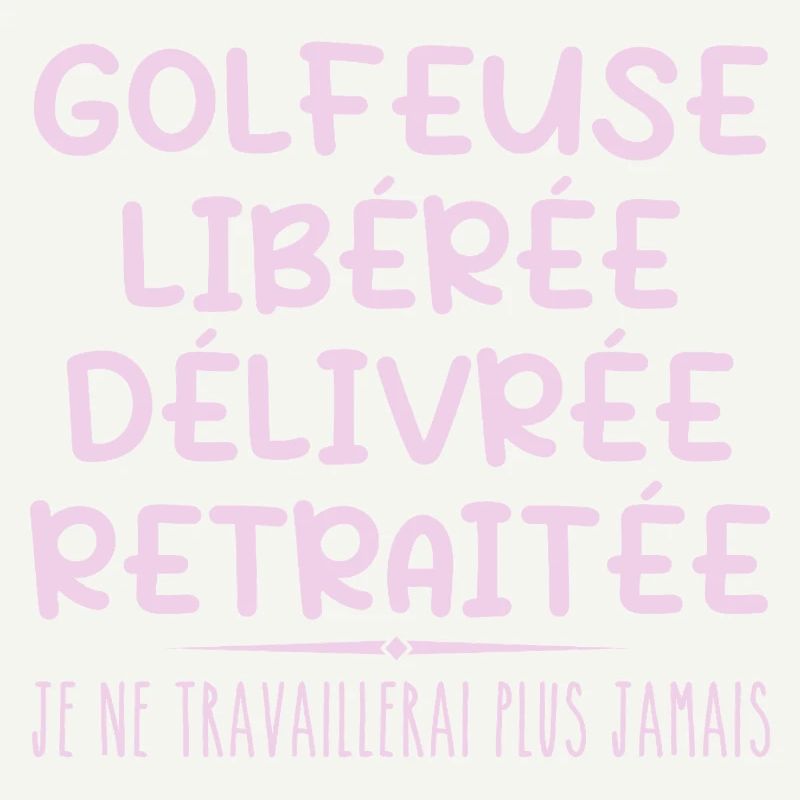 Golfeuse célèbre sa retraite avec humour cadeau