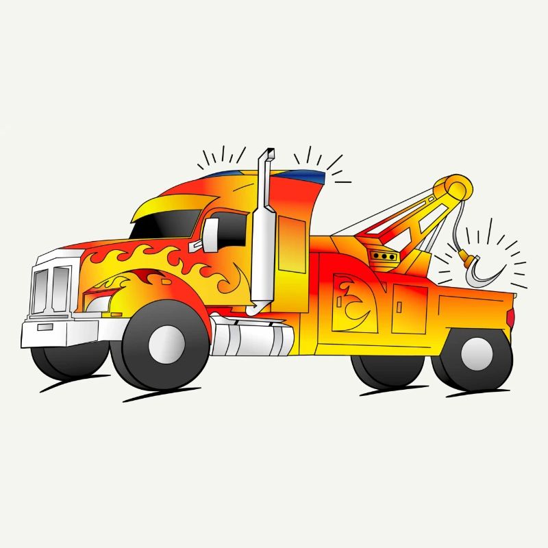 cooler Abschleppwagen Abschlepper LKW