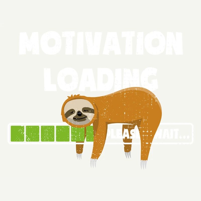 Faultier - Motivation wird geladen - bitte warten