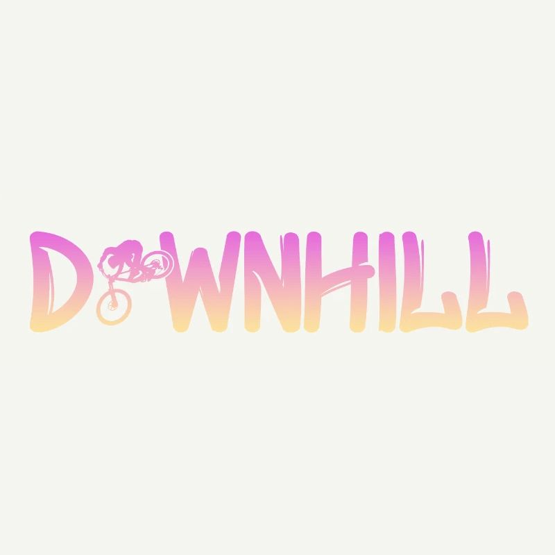 Downhill mit Biker