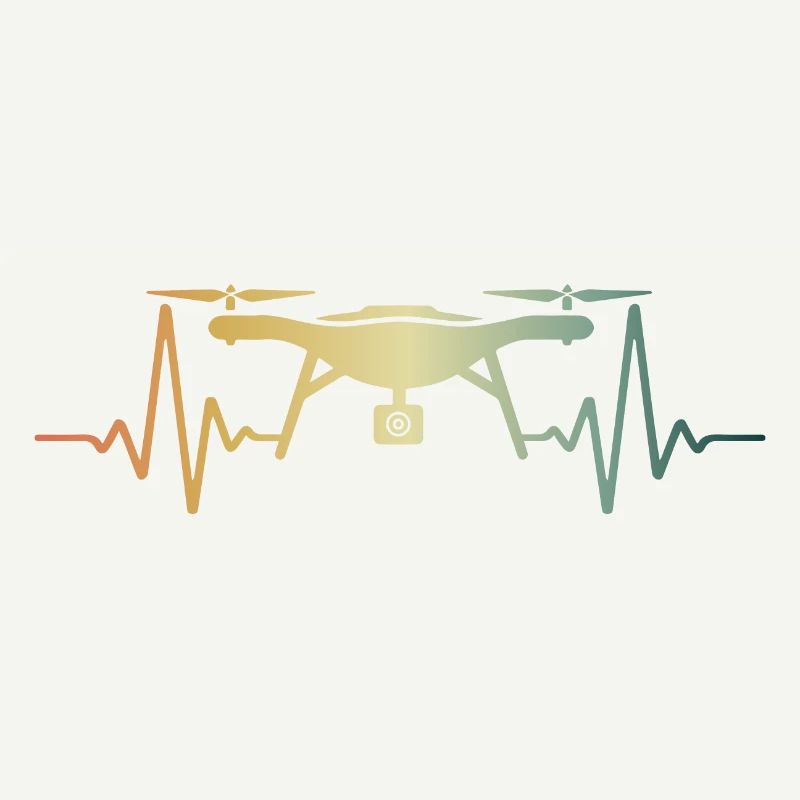 Heartbeat Drone Drones ECG Pulse