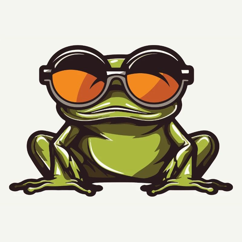 Grenouille Drôle Cool