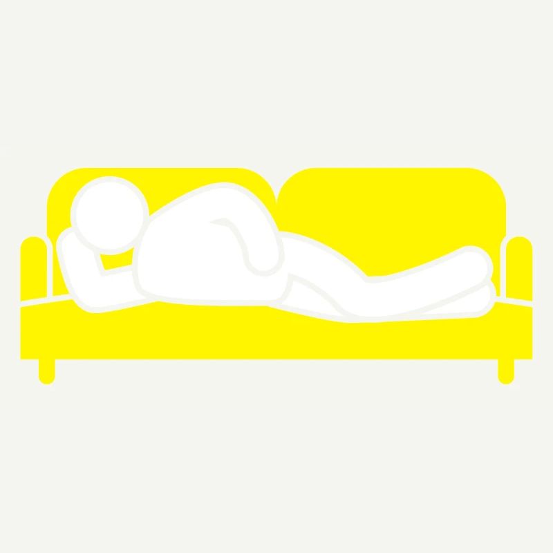 Couch Sleeping Sofa Tired Icon