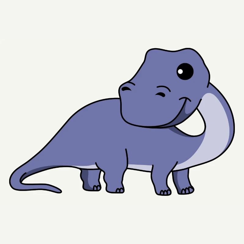 Dinosaur brontosaurus Comic